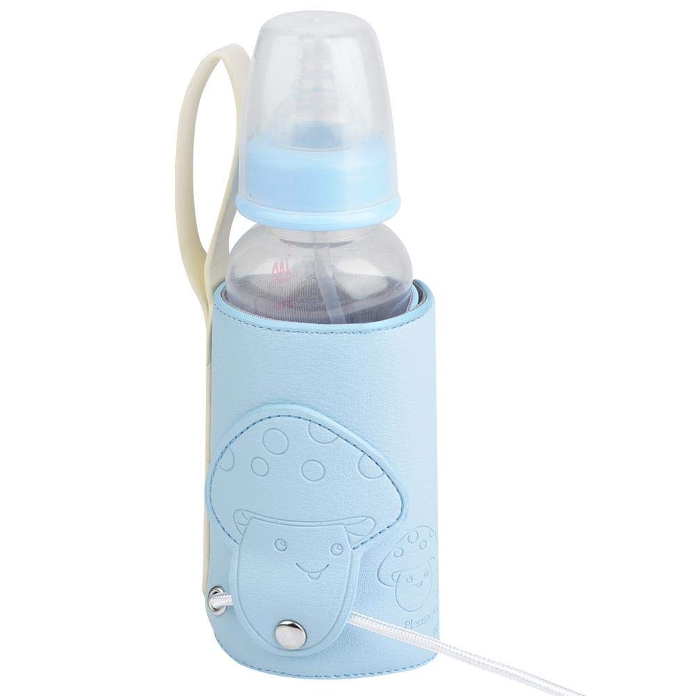 USB Baby Bottle WarmerDC 5V Portable Car Travel Heating Milk Bottle Warmer FoldableTravel Mug Temperature Control Breast Milk CupKeep Baby Milk Warm