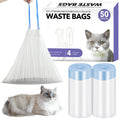 50 PCS Self Cleaning Cat Litter Box，Drawstring Cat Litter Box Liners，Scoop Free Automatic Cat Litter Box Extra Large Litter Box measures 23" x 15.7"