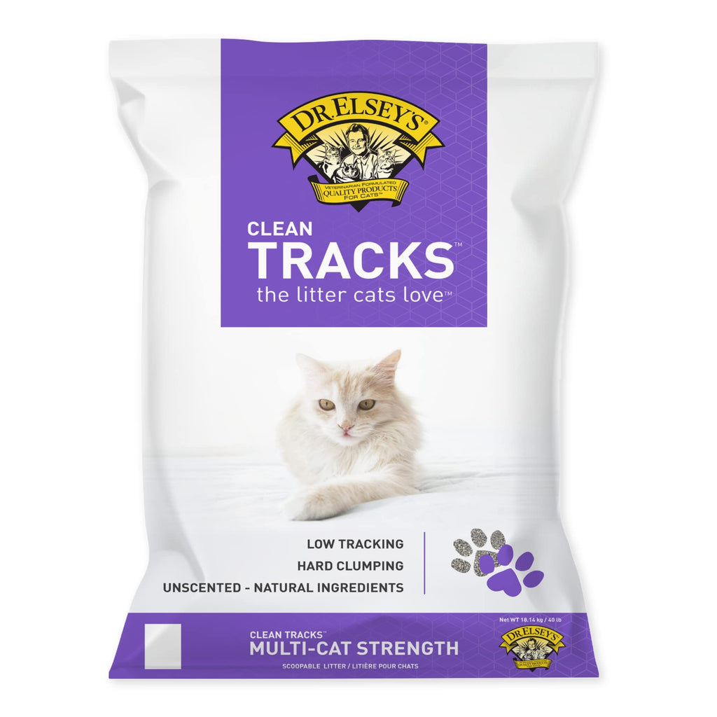 Dr. Elseys Cat Litter - Premium Unscented Cat Litter w/ Natural Ingredients - Low Dust & Low Tracking Multi Cat Litter - Superior Odor Control Cat Litter - Hard Clumping Clay Cat litter (40lbs)
