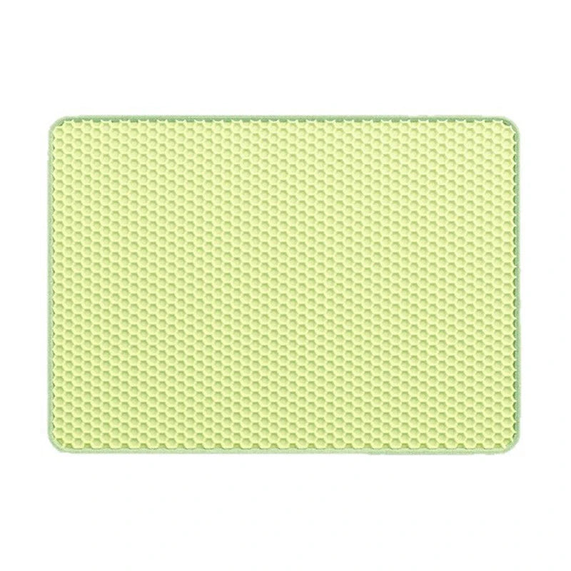 60X90cm 40x50cm Waterproof Cat Litter Mat Double Layer Litter Box Tray Pad Washable Non-Slip Pet Toilet Training Mat