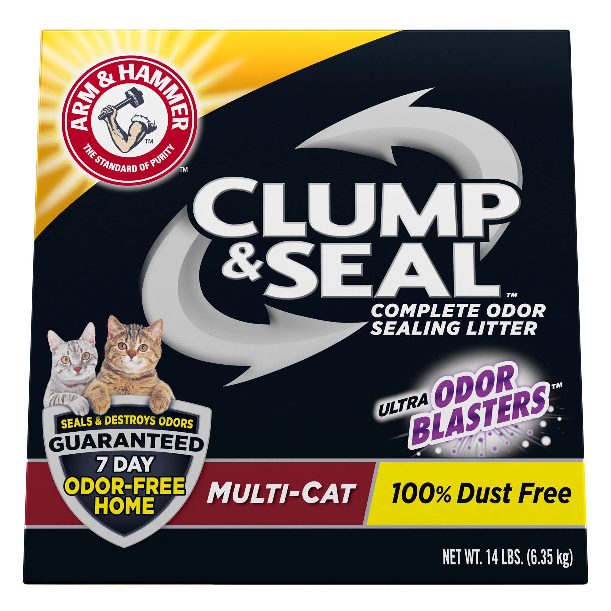 Arm & Hammer Clump & Seal Litter Multi-Cat Litter 14lb
