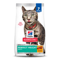Hills Science Diet Perfect Weight Adult 1-6 Weight Management Support Dry Cat Food Chicken Recipe 7 lb Bag
