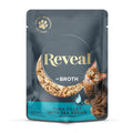 Reveal Natural Wet Cat Food 12 Pack Limited Ingredient Wet Cat Food Pouches Grain Free Food for Cats Tuna with Sea Bream in Broth 2.47oz Pouches