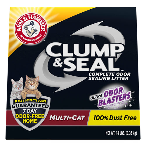 Arm & Hammer Clump & Seal Litter Multi-Cat Litter 14lb